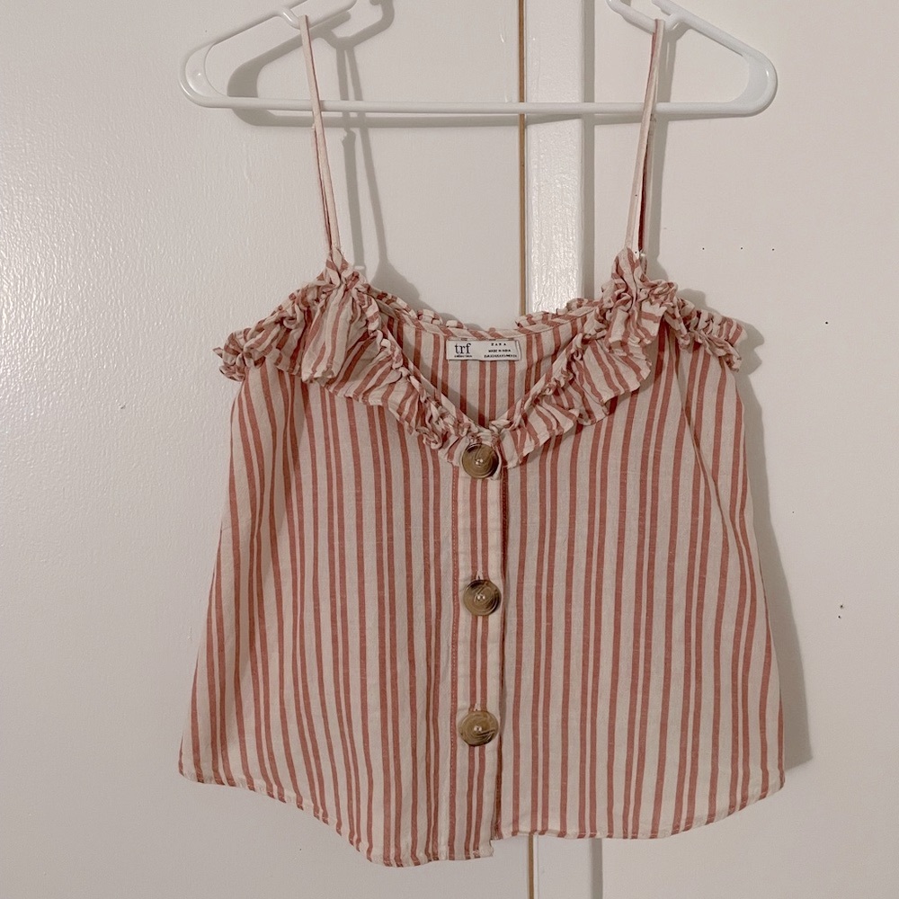 Zara, Striped top, XS